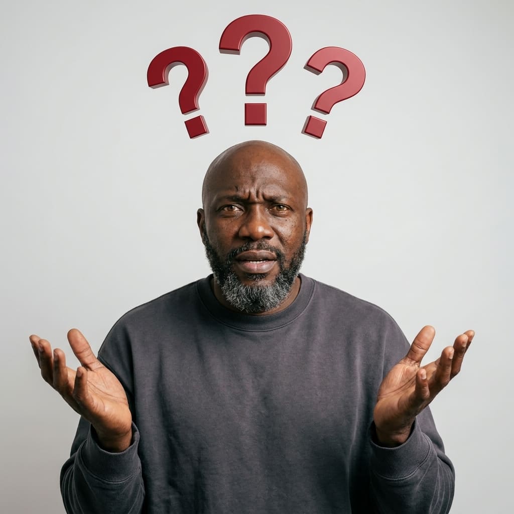 Nigerian man confused